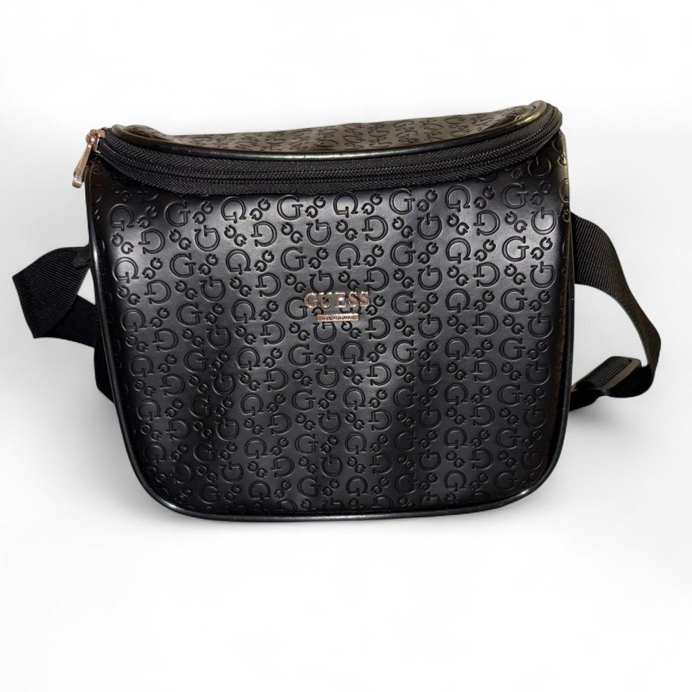 GUESS Black Embossed Lunch Bag